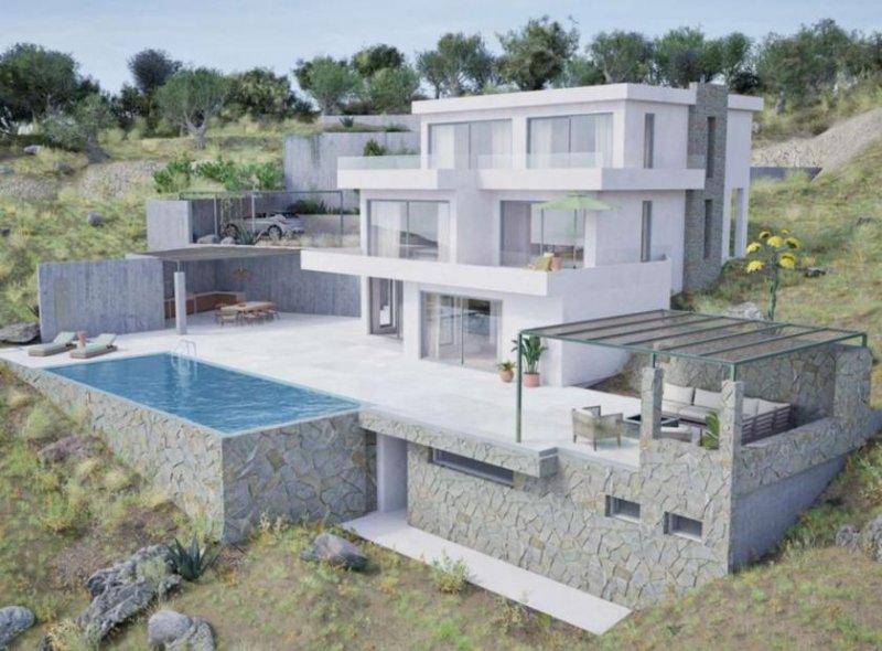 Ravdoucha MIT VIDEO Kreta, Ravdoucha: Premium-Hanggrundstück nahe am Meer mit erteilter Baugenehmigung und traumhaftem Meerblick kaufen